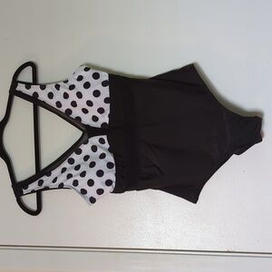 Wanliss Polka Dot One Piece Swimsuit